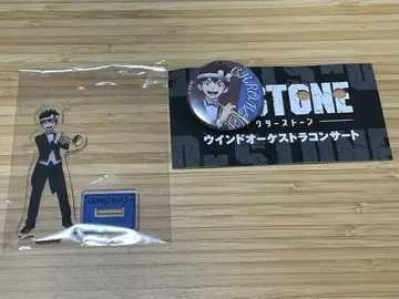 Dr.STONE 닥스토 오케콘 아크릴 스탠드 & 배지 세트 크롬