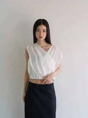 geeong 2way wrap blouse
