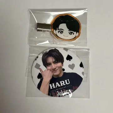 초특급 하루 Joker 캔뱃지 헤어 클립