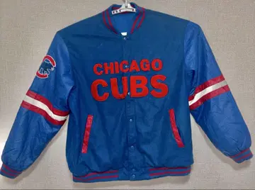 레어 CHICAGO CUBUS 가죽 리버서블 자켓