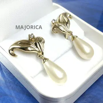 새상품급 마죠리카 펄 MAJORICA 실버 925 흔들리는 귀찌