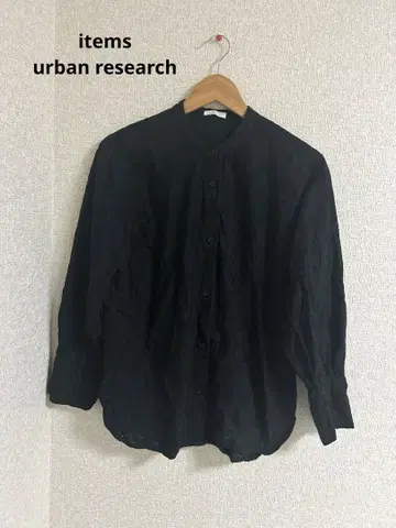 items urban research 페이즐리 자수 셔츠