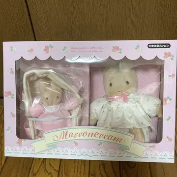 마론 크림 봉제 인형 세트