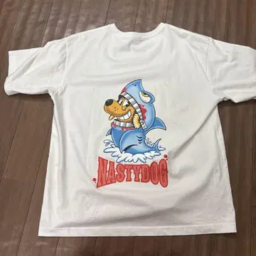 NASTYDOG 화이트 T셔츠 L 사이즈