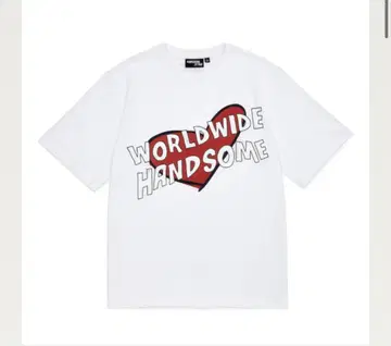 Runseokjin T셔츠 White world wide