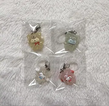 산리오 메지루시 액세서리 라떼곰 디자인