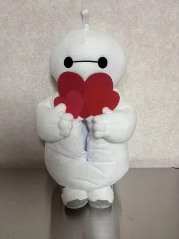 베이맥스 봉제 인형 하트 포함 약 30cm