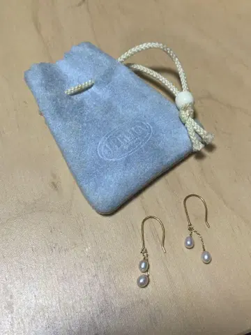 MIKIMOTO perlita 펄 귀걸이 골드