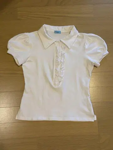 FguRL 에프걸 피케 셔츠 XS 사이즈 화이트 폭시