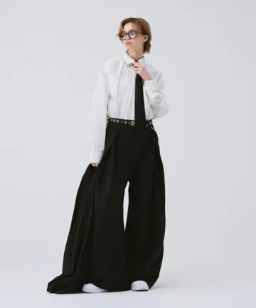 soerte 소에르테 3 tuck wide balloon trousers