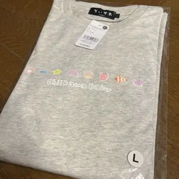 치이카와(먼작귀) Baby 긴팔 T셔츠 엉덩이 (오트밀)