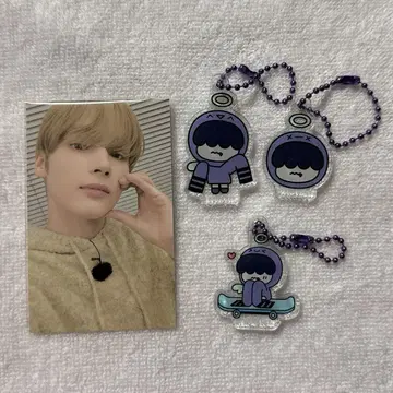 TXT 후무냐린 키링 휴닝카이 트레이딩 카드