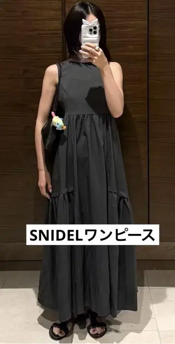 [ 여름 세일 가격 ] SNIDEL 그레이 원피스