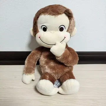 호기심 많은 조지 빨간 볼 L 봉제 인형 퓨어 아키라 Ver. 2