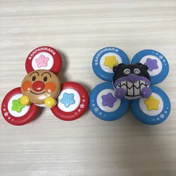 호빵맨 꿈중 집중력 업! 어디든 페타클 육뇌 스피너 세트