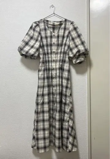 윌 셀렉션 체크 원피스