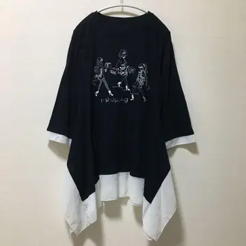 세라비 CestlaVieBeau 일본제 티셔츠 튜닉 네이비
