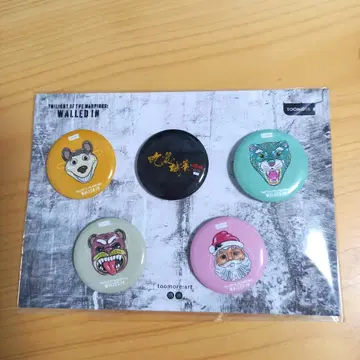 트와일라잇 워리어즈 결전! 구룡성채 트와워 홍콩 한정판 캔뱃지 5개