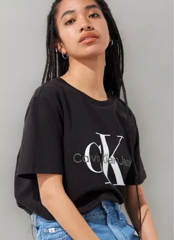 Calvin Klein 모노그램 로고 T셔츠 XS J218885