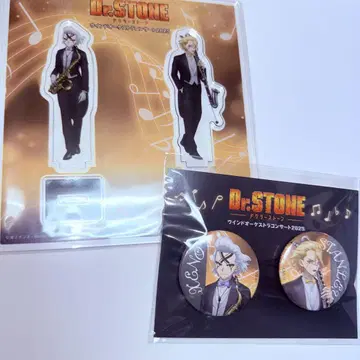 Dr.STONE 오케스트라 아크릴 스탠드 캔뱃지 제노 스탠리