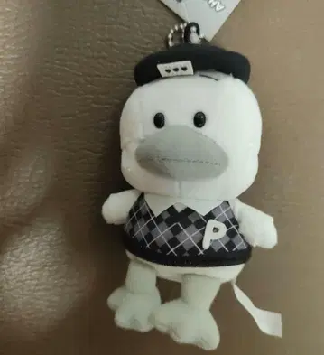 산리오 오리 페크르 모노톤 마스코트 키링
