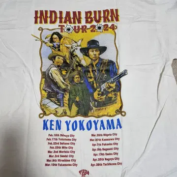 Ken Yokoyama [ Indian Burn Tour ] 셔츠 L