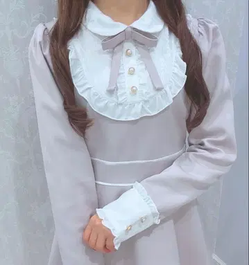 레이스 프릴 OP LIZLISA pium Honey Cinnamon