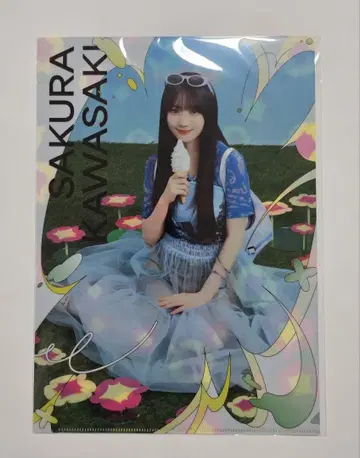 노기자카46 카와사키 벚꽃 클리어 파일 NOGI CAFE 2025 카페