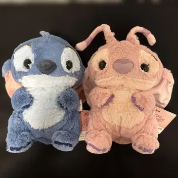 Aimery BIG 봉제 인형 스티치&엔젤 봉제 인형 세트