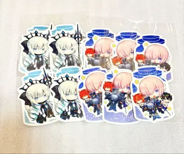 fgo 캐릭터 토리아 스티커 세트 모르간 마슈