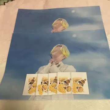 패밀리 복권 루토군 expo 복권 클리어 포스터 스티커 세트