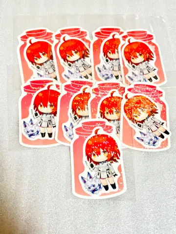 fgo 캐릭터리아 스티커 세트 후지마루 구다코