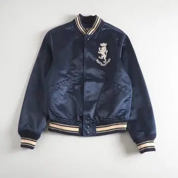 랄프 로렌 바시티 자켓 블루종 네이비 와펜 새상품급