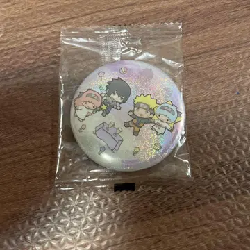 NARUTO 산리오 나루토 사스케 캐릭터 캔뱃지