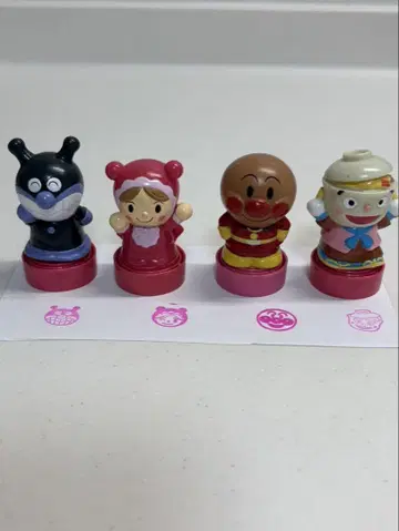 스탬프 세트 호빵맨 세균맨 덴돈맨 아카짱맨