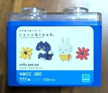 미피 나노블록 미피 앤 캣 고양이 박스 포함 미개봉