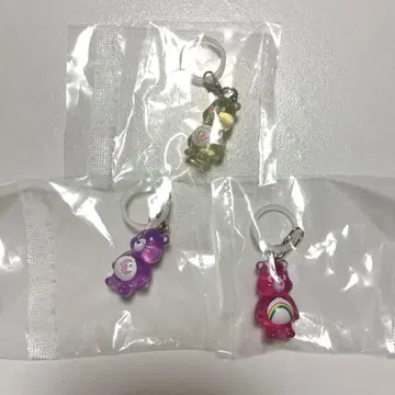 케어베어 메지루시 액세서리 핑크 & 보라색 & 화이트 3개 세트