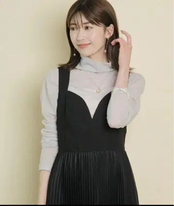 [ 미야타 사토코 씨 콜라보 ] 뷔스티에 도킹 점프 스커트
