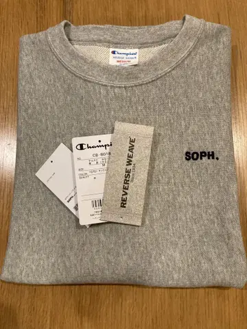 SOPH. Champion 크루넥 맨투맨 그레이 M 사이즈