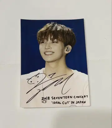 Seventeen 로손 프린트 ideal cut 정한 L판