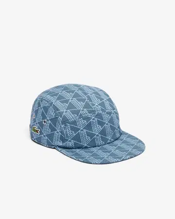 LACOSTE 라코스테 캡 올 패턴 블루