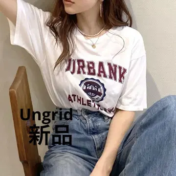 Ungrid 칼리지 로고 T셔츠 FREE 사이즈