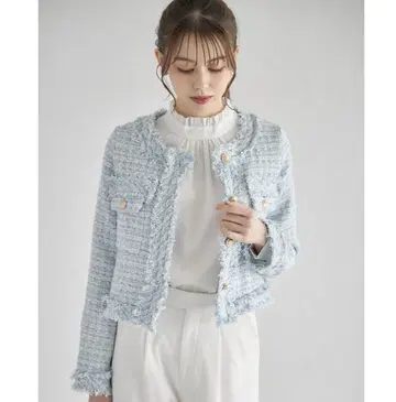[ 새상품*택 포함 ] tocco closet 트위드 자켓