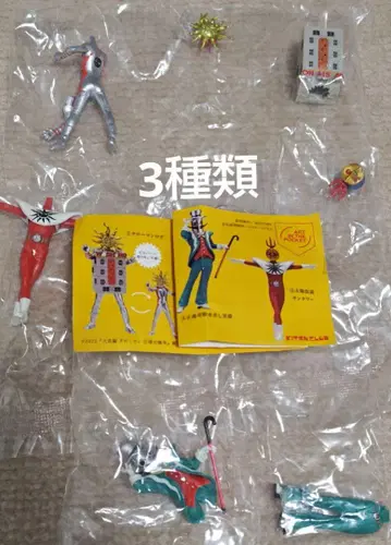 타로맨 만박 대폭발 가챠가챠 3종류 세트