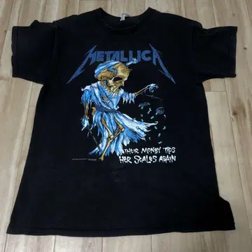 Metallica 메탈리카 T셔츠 패스헤드 M 사이즈 라이선스 있음!