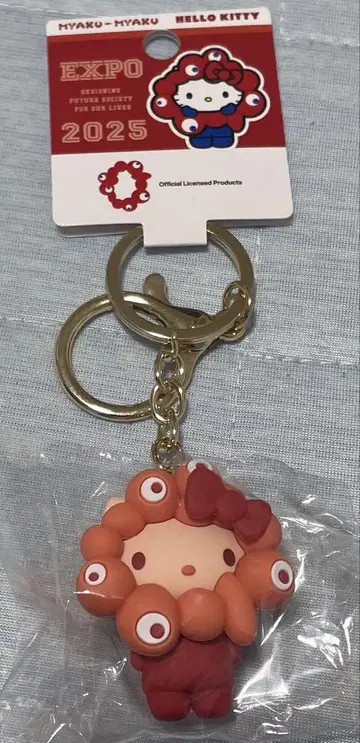 산리오 미야쿠미야쿠 나리키리 최애 컬러 입체 키링 헬로키티