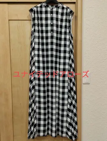 유나이티드 애로우즈 슬리브리스 롱 원피스