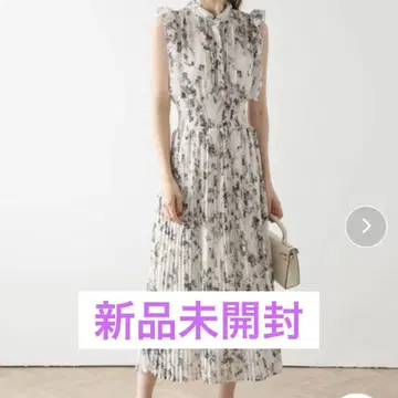 슈가 비스킷 꽃무늬 쉬폰 원피스