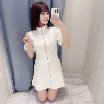 evelyn 에블린 리본 저지 원피스