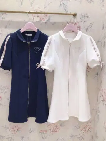evelyn 에블린 리본 저지 원피스